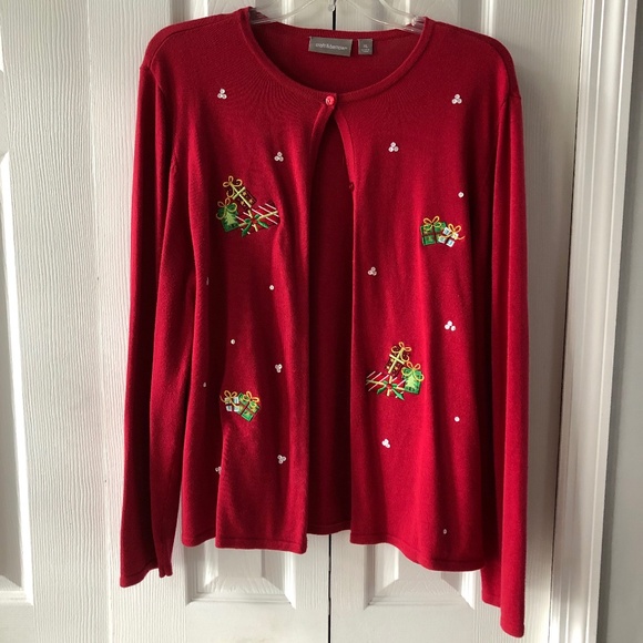 croft & barrow Sweaters - Croft & Barrow Christmas cardigan, XL